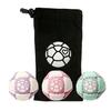 Creative Footbag Toy, Handmade Knitted Juggling Balls for Kids Adults, Colorful World Bean Bags for Outdoor Game