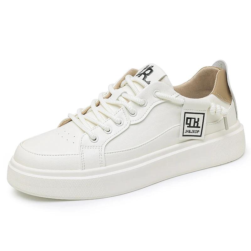 

Модные мужские туфли на шнуровке с мягкой подошвой, повседневные кожаные уличные туфли, нескользящие мужские кроссовки, ручная работа, обувь для отдыха, удобные кеды для скейтбординга 44 абрикосовый