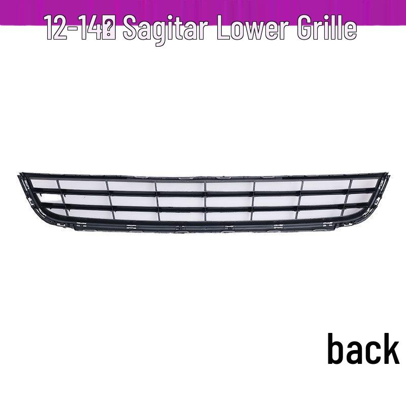 Compatible Lower Middle Grille with Bright Strip for Volkswagen Sagitar 2012-2014 Front Bumper