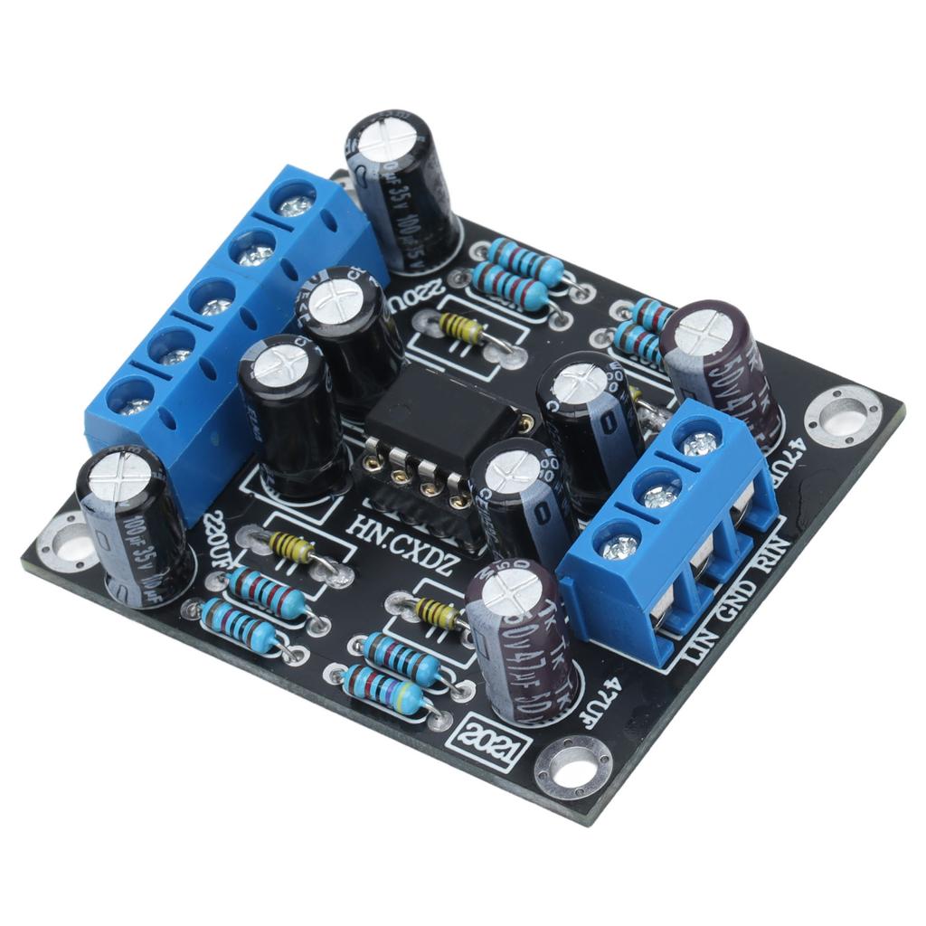 2-Kanal Audio Vorverstärkerplatine Einzelversorgung Auto Lautsprecher Vorverstärker Verstärkungsmodul