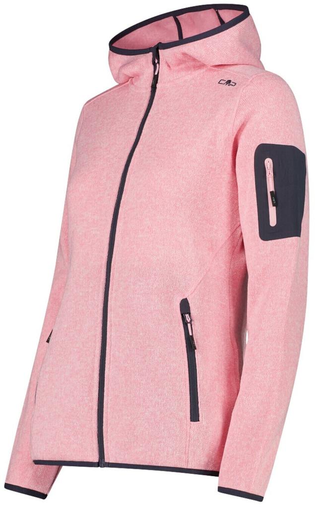 Jacket CMP Jacket FIX Hood Pink White 03CU