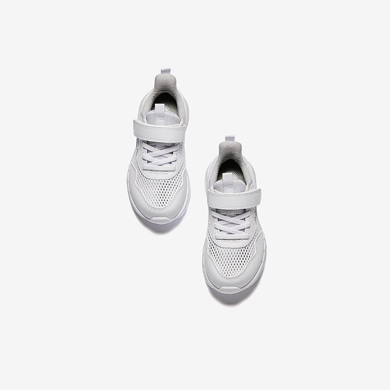Anta Kids Vitality Simple Versatile White Sneakers Lightweight Shock Absorbing Breathable Low Top Running Shoes Kids sneakers A12439967-5