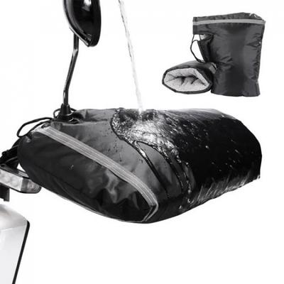 Motocyklové rukavice na řídítka na zimu, větruodolné, teplé