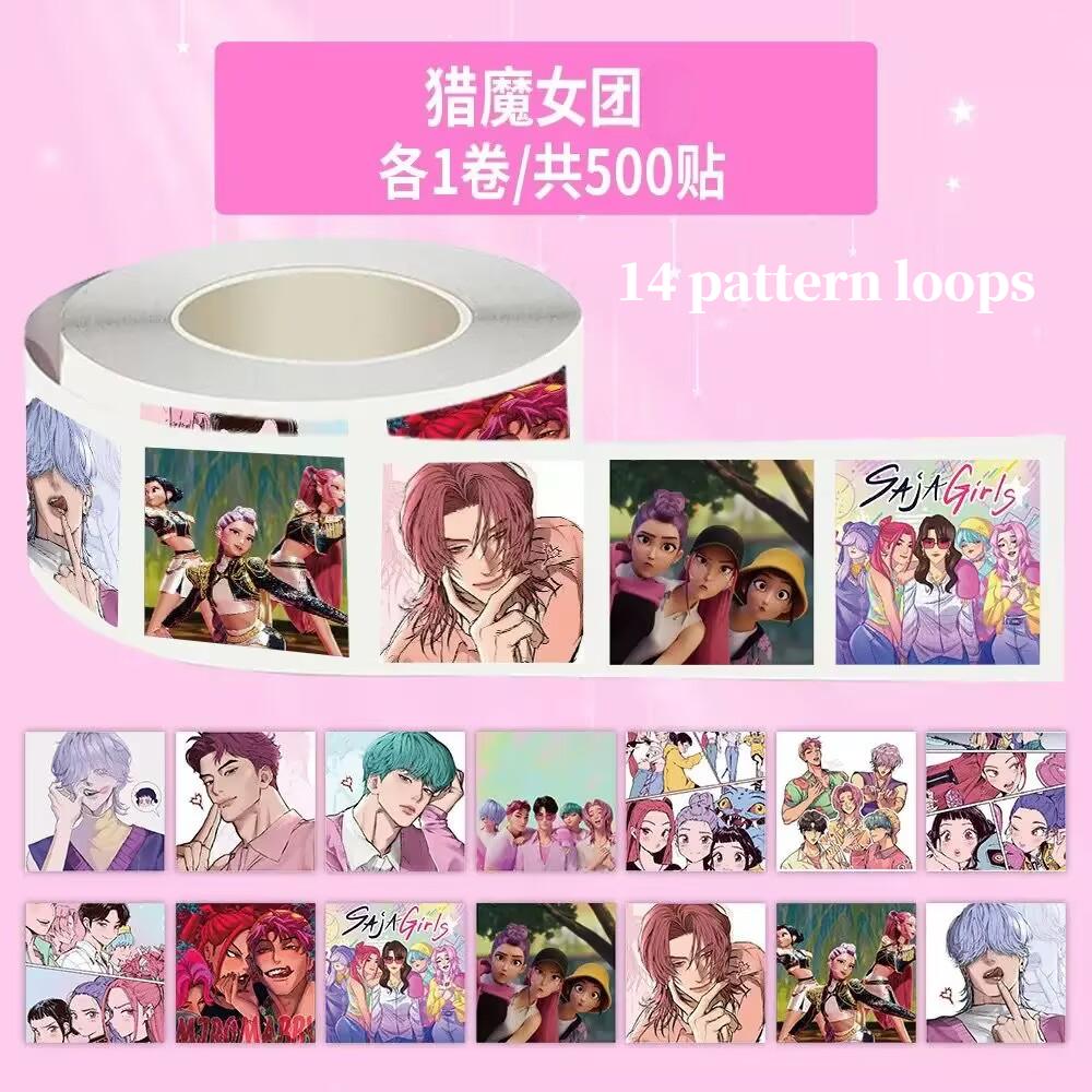 Huntri/x Demœ Hunters Stickers DIY Dress Up Art Craft Kits Dress Up Sticker Books Clothes Changing Book Birthday Christmas Gift