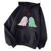 Women's Fashion Casual Fun Print Hooded Sweatshirt Loose Sports Tops Pullover