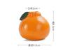 Creative Orange Ceramic Vase Water Nurturing Green Rose Water Nurturing Vase Desktop Office Decoration Ornament Crafts