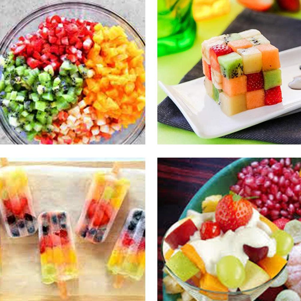 Stainless Steel Egg Chopper Hard Boiled Egg Slicing Tool Fruit Cube Cutter for Cheese Carrots