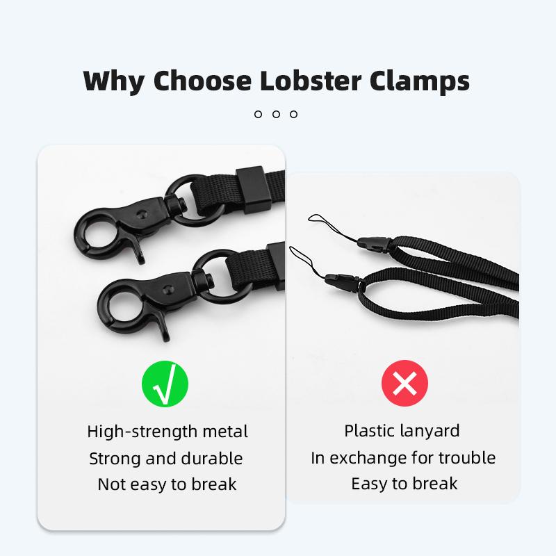 BRDRC Lanyard for DJI Flip/AIR 3/Mini 4 Pro RC 1/2/Pro Smart Controller Neck Strap With Screws Shoulder Sling Drone Accessory