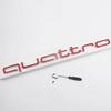 ABS Car Exterior Front Grille Emblem for Qwe1 Quattro Logo A3 A4 A5 A6 A6L A7 A8 Q3 Q5 Q7 S3 S4 S5 RS3 RS4 RS6 Badge Accessories
