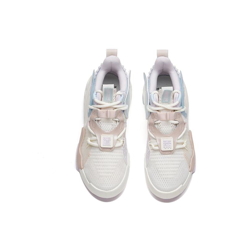 ANTA Badao Mid 'White Blue Purple' Women's Sneakers 122128084S-1