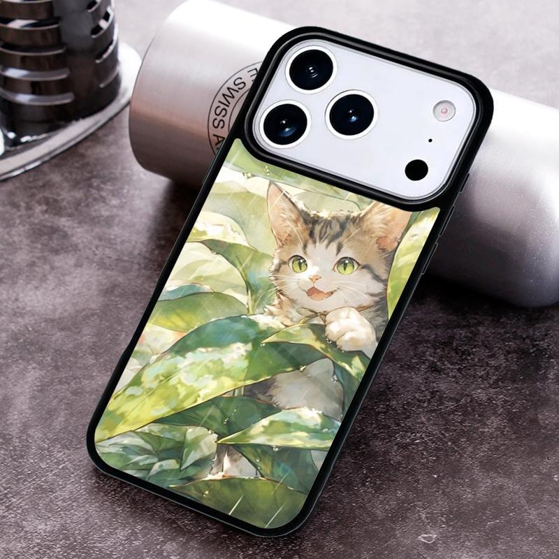 Cartoon Cats Phone Case For iPhone 17 16 15 14 13 12 11 Pro Max Plus 17Air Soft Silicone Cover