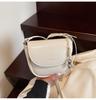 Niche design small bag women's bag 2025 new fashion spring and summer messenger bag high-end underarm saddle bag