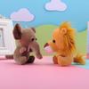 Cute Plush Elephant Lion Tiger Animal Toy Keychain Adorable Bag Accessories