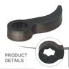 Car Repair Tools Metal Pry Bar Adapter Ratchet Black Pry Bar Wrench Adapter Repair Tools Breaking Tools 14mm Size