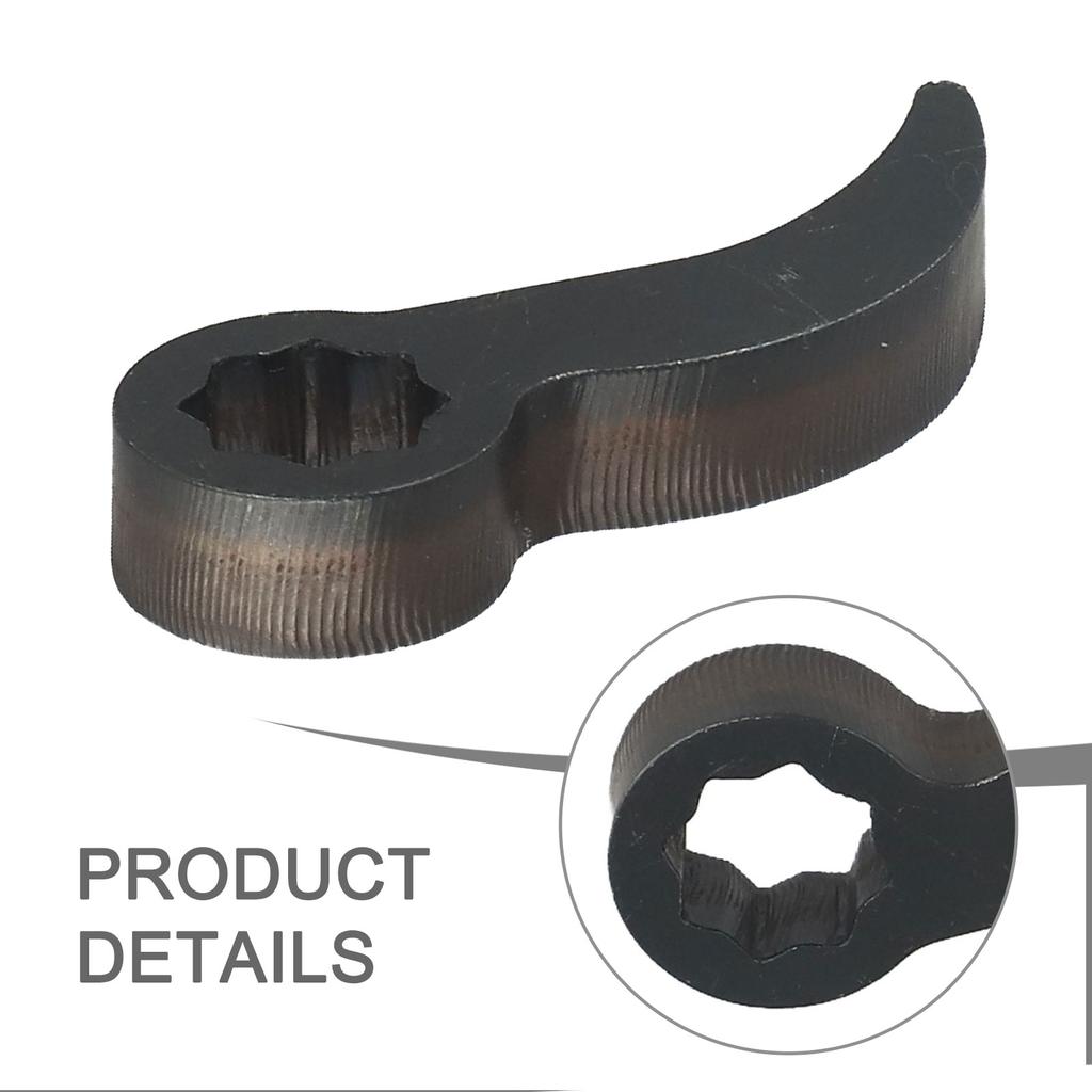 Car Repair Tools Metal Pry Bar Adapter Ratchet Black Pry Bar Wrench Adapter Repair Tools Breaking Tools 14mm Size
