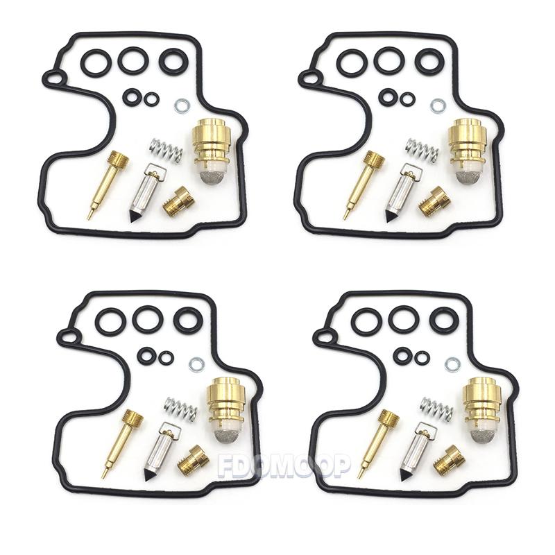 4x Carburetor Carb Repair Rebuild Kit Fit for Yamaha YZF-R1 YZF R1 ZX6R 1998 1999 2000 2001 Set Parts