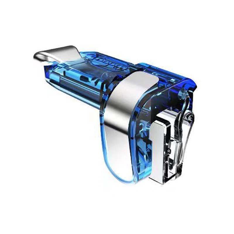 K03 Mobile Phone Game Trigger Controller 4 Fingers Pubg Gamepad Joystick Aim Shooting L1 R1 Alloy Key Button For Phone