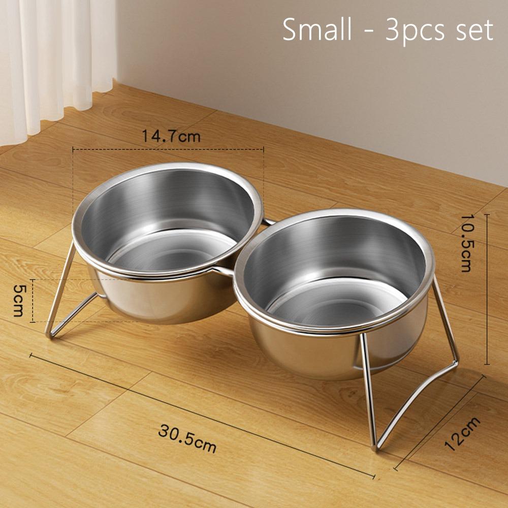 Raised Cat Bowls 15°Tilted Dog Water Bowl Stable Dog Bowls  Pet Supplies