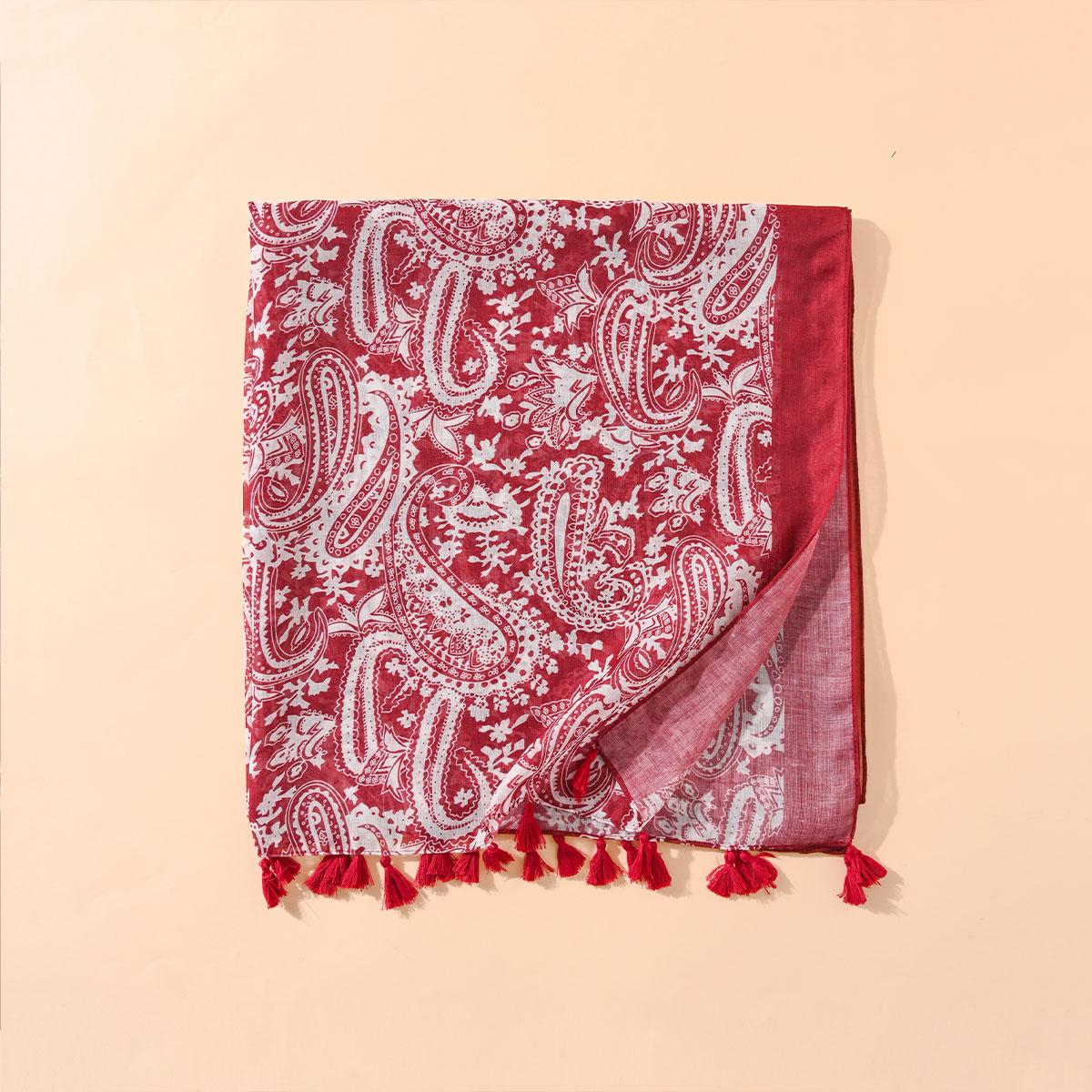 

Весна/Літо Жіночий Богемний Шарф-Шаль з Квітковими Елементами Прогулянкові Повсякденні Аксесуари Гавайський Стиль Пляж Останній Дизайн