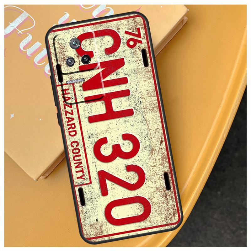 Retro License Plate Number Funda For Xiaomi 15 14 Ultra 17 Pro Max 13T 14T 15T POCO F5 F6 F7 Pro X5 X6 X7 F8 Ultra Case