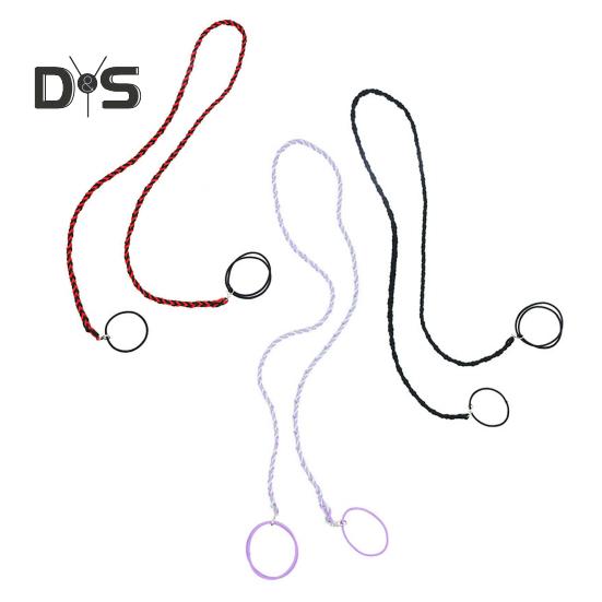 

3 шт. эластичные веревки для волос, хорошая эластичность, плетеный держатель для хвоста, длинная веревка, резинка для волос с застежкой-карабином, аксессуары для волос S B