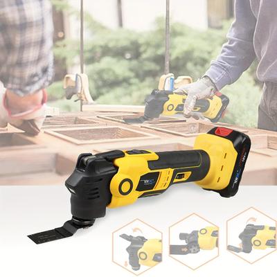 18V Akku-Oszillierwerkzeug, Antivibration, Variable Geschwindigkeit Multifunktionsbohrer, Renovierer