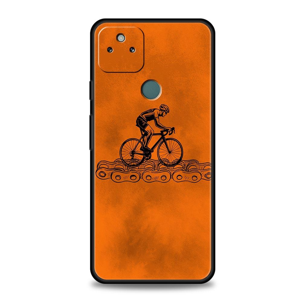 

Phone Case Cover for Google Pixel 10 9 8 7 6 7A 6A Pro Shockproof Soft TPU 10 9 Pro XL Shell Capas Fundas Autumu Bike Cycling Pixel 6