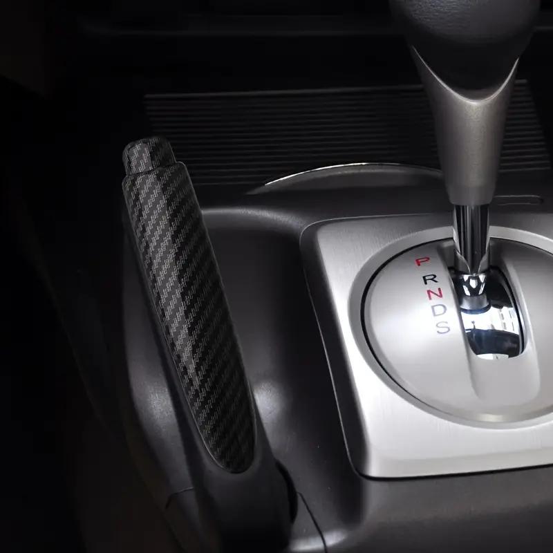 Carbon Fiber Style Brake Handle Cover 8th Generation For HONDA Civic PVC OEM 47115-SNA-A82 Auto Protective Modification Parts