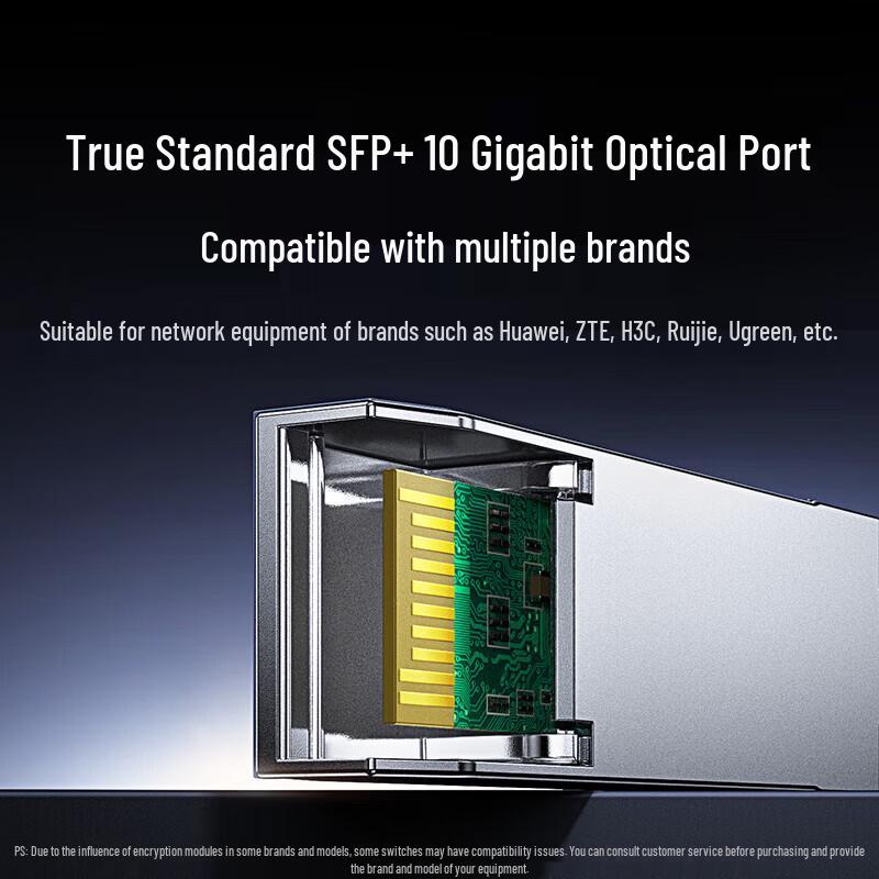 UGREEN 10G SFP+ Fiber to RJ45 Ethernet Converter Module