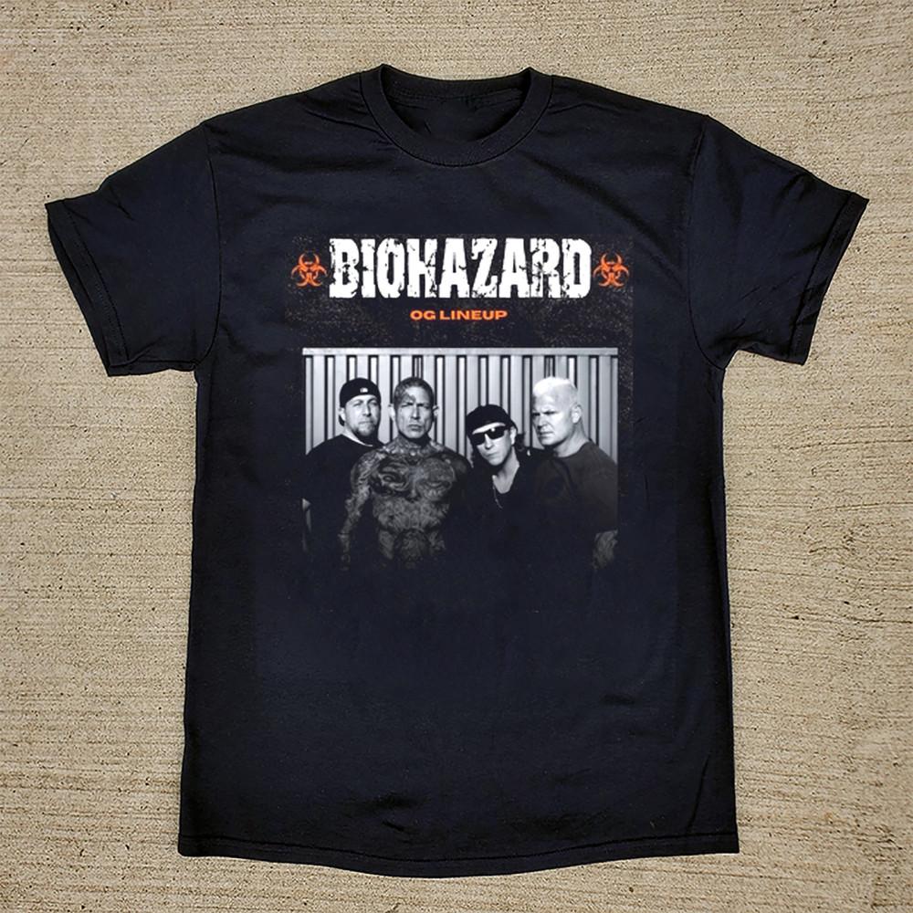 Collection BIOHAZARD Band T Shirt Black All Size Gift  Fan FF249 Unisex T-Shirt XXXXL
