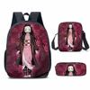 New Cartoon Super Moon Blade Three Piece Backpack Set for Primary and Secondary School Students