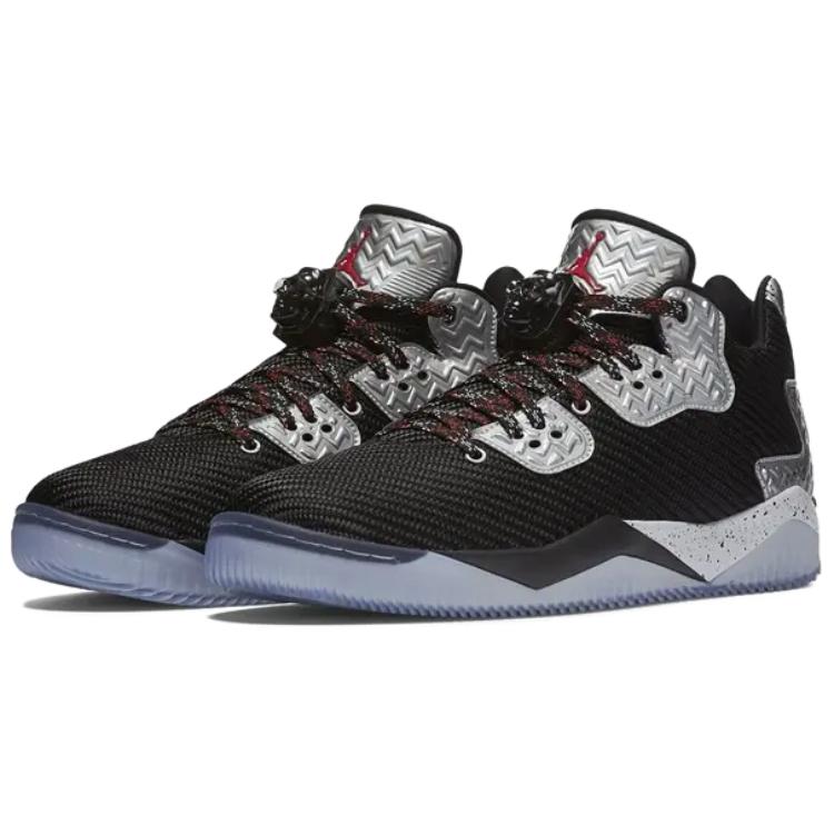 Jordan Zapatillas de Hombre Spike 40 Low Bred Platinum Negro Rojo Fuego Platino Puro 833459-002