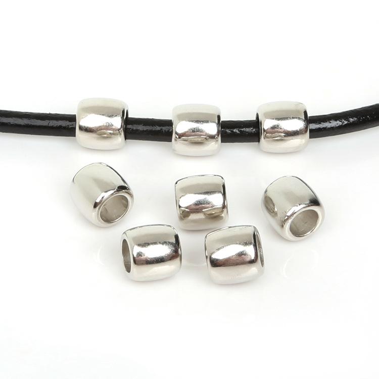 

Пластиковые бочонки с большим отверстием, разделительные бусины для изготовления браслетов и ожерелий своими руками