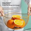 2pcs/Iron Fruit Basket Kitchen Storage Basket Household Storage Basket Simple Modern Fruit Basket