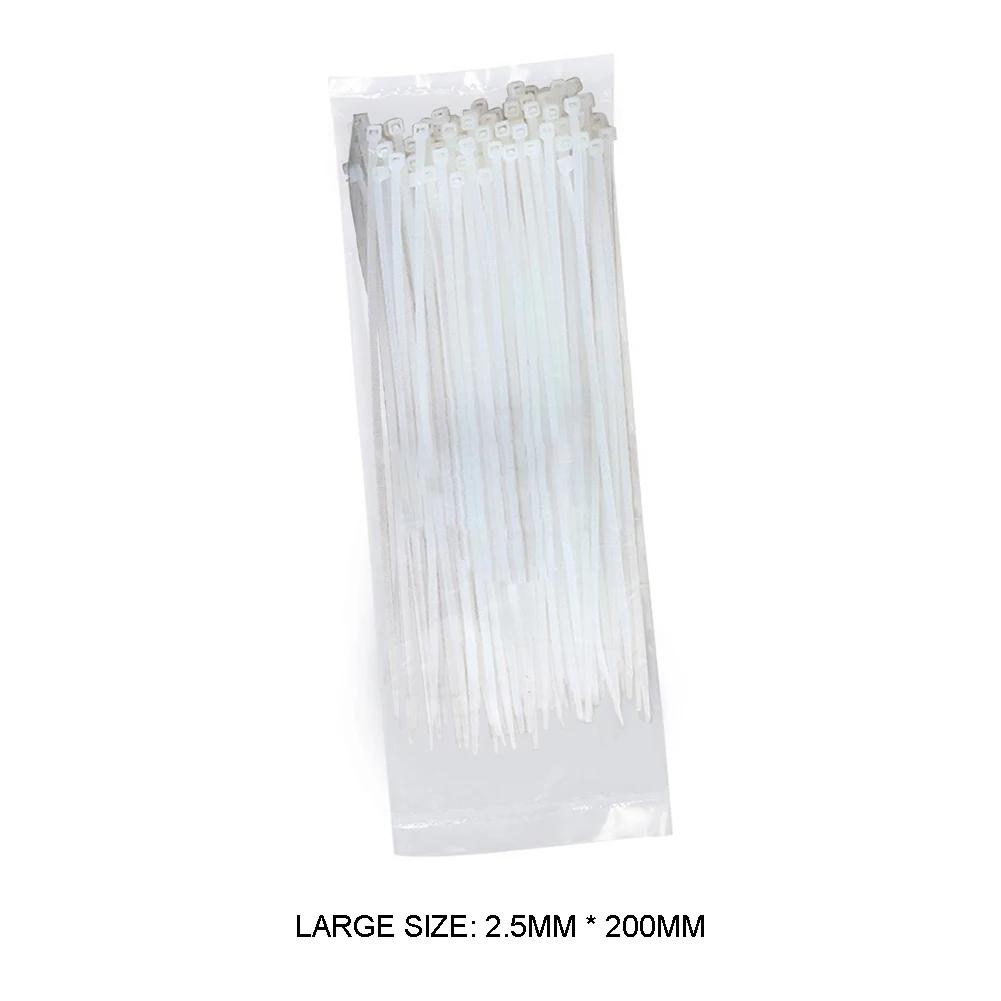 10-1Pcs Fluorescent Cable Tie Organizer Durable Plastic Storage Tools Portable Tie Holder Practical Wiring Cable Strap Organizer