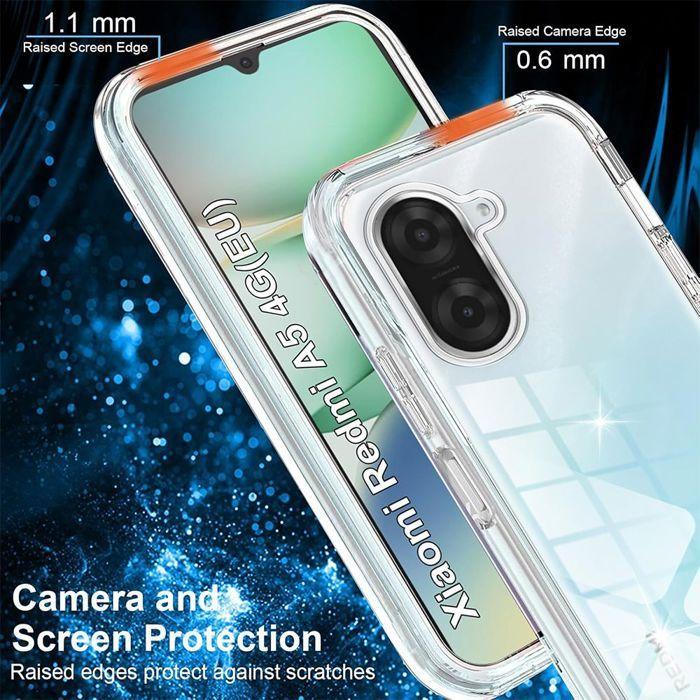 Coque de protection - E.F.CONNECTION - pour Xiaomi Redmi A5 - Antichoc - Transparent - Silicone + PC
