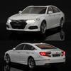 1:24 Honda Accord E300 Car Model Toy Pull Back Light Music Doors Opened Miniature Vehicles Models for Kids Christmas Gifts