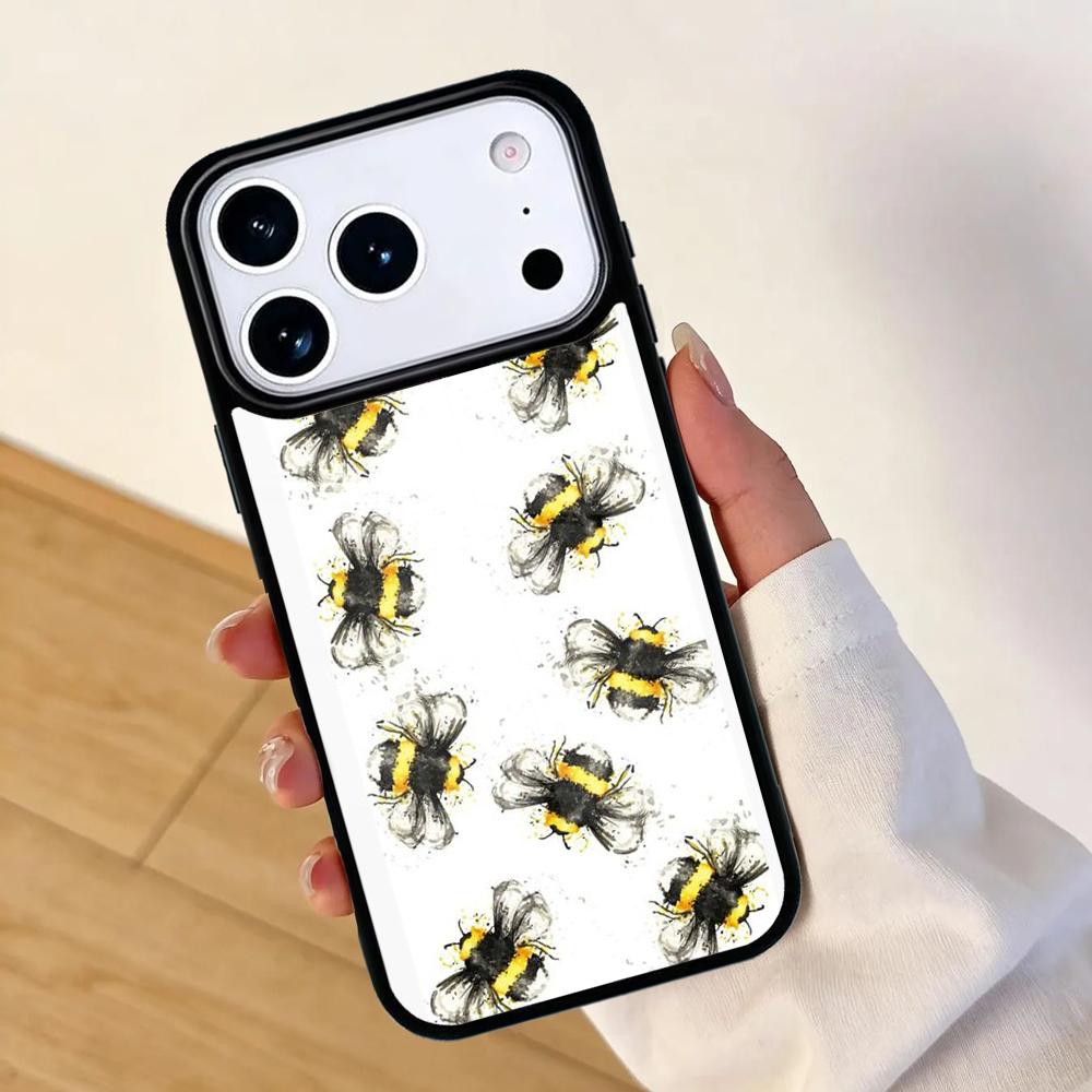 Bees Mobile Phone Case for IPhone 17 AIR 16pro Max 15 14 13 12 11 Bumper Cover