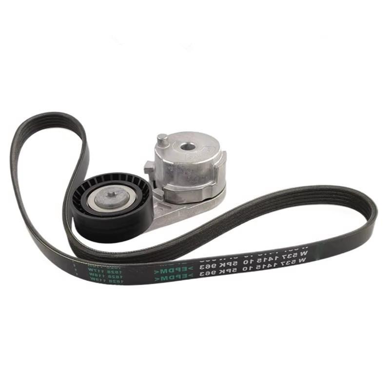 Generator Belt Tensioner Set for CHANGAN CS15 Alsvin-2018 473QF Engine Alternator Belt Idle Tension Pulley 5PK963 1025060-H01