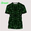 Geometric Dizziness Pattern 3D Printed T-shirt for Summer Fashion Trend Short Sleeved Top Men's Psychedelic Casual Round Neck Streetwear