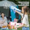 Non-Toxic 32 Hole Bubbles Gun Kids Toy Rocket Soap Bubble Machine Guns Automatic Blower Portable Pomperos With Light Toy For Children Gift