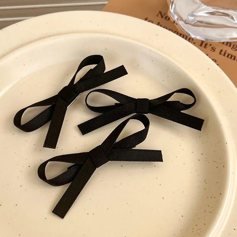 3pcs/set Bowknot Hair Clips for Women Fashion Barrettes Hairpins Headwear Sweet Girls Cute Bow Hair Clip Female Hair Accessories