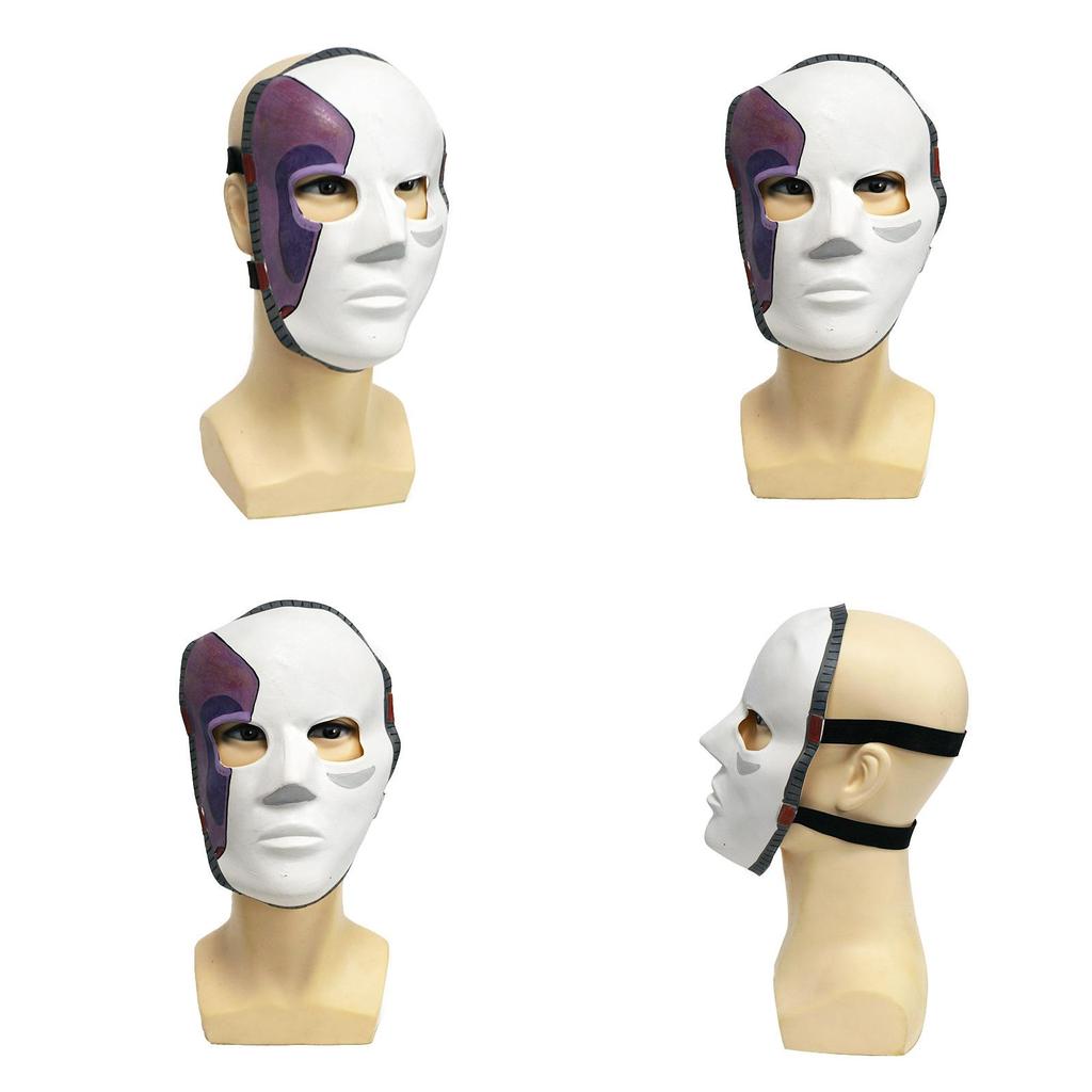 Sally Face Latex Mask For Costume Party With Half Face Design For Theatrical Performances