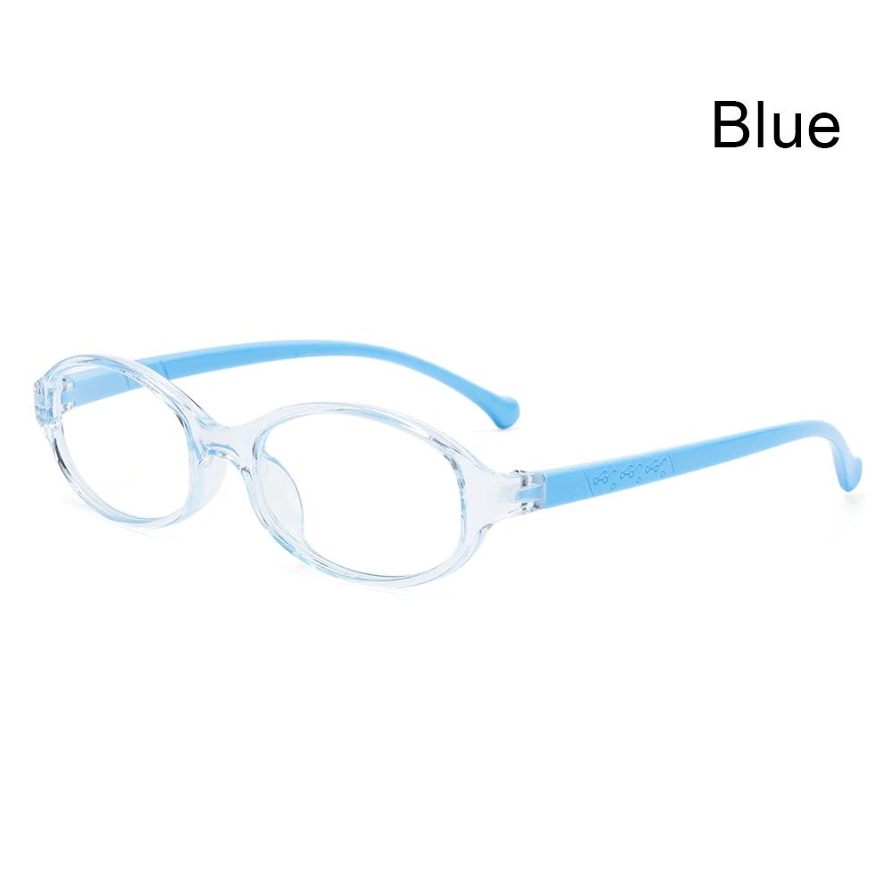 1PC Kids Boy Girl Anti-blue Light Glasses Ultra Light Frame Protection Eyeglasses Student Computer Online Study Classes Eyewear
