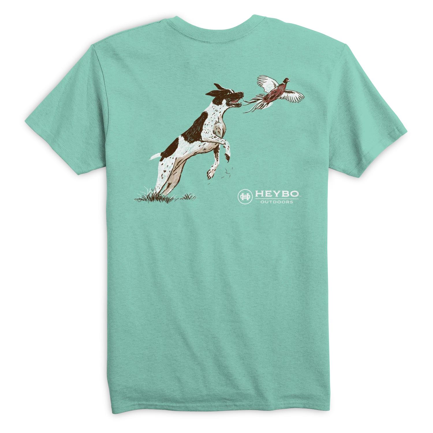 

Heybo Pheasant Hunting Pointer Rooster Flush Dedicated To The Pursuit 4XL