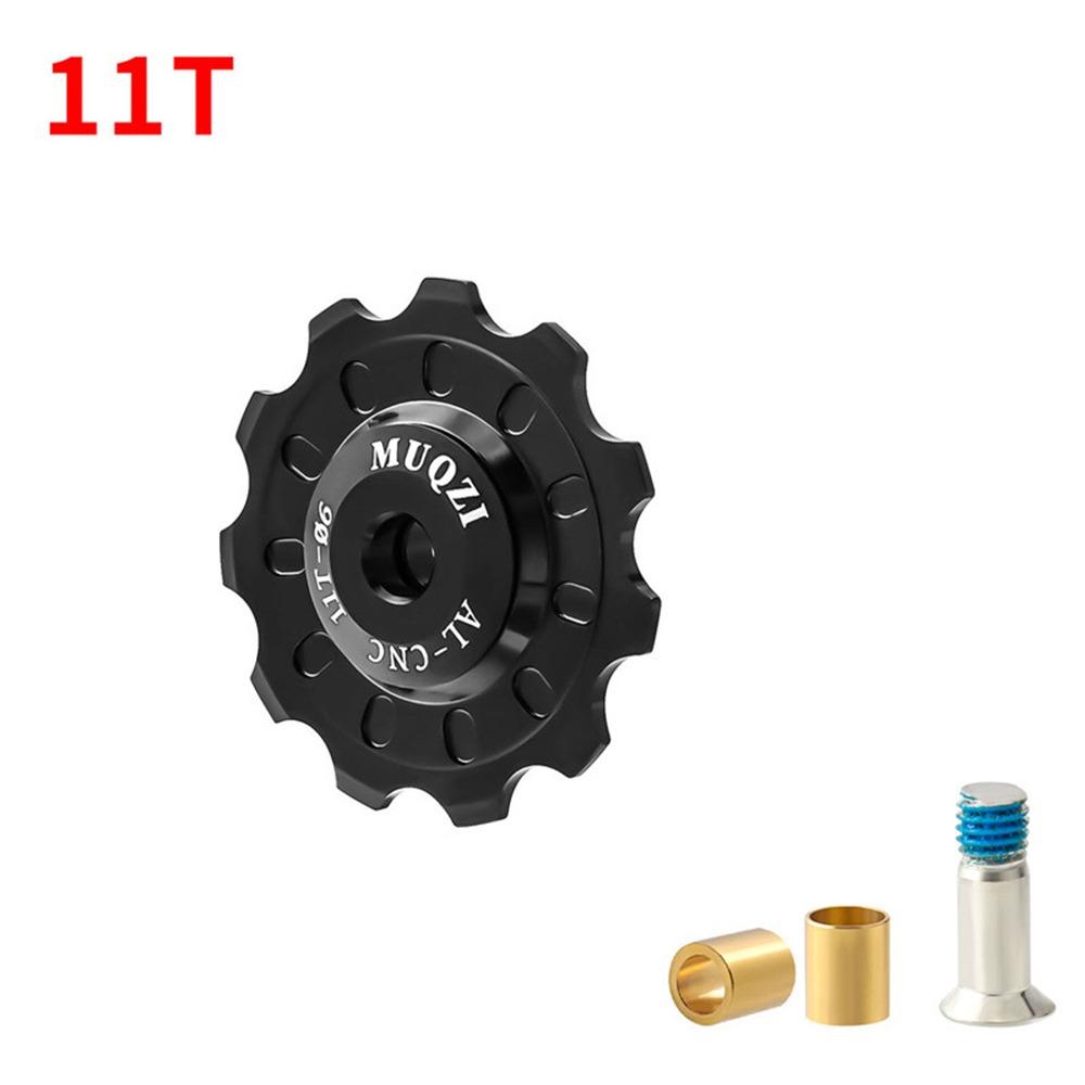 

Ceramics Bike Rear Derailleur Pulley Aluminum Alloy Jockey Wheel Pulley for Shimano 11T чёрный
