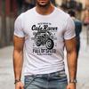 Summer T-Shirt With Motorcycle Speed Racing Tees Short Sleeve Casual T Shirt Your Best Bet Unisex O-Neck Tshirt Men's Clothing