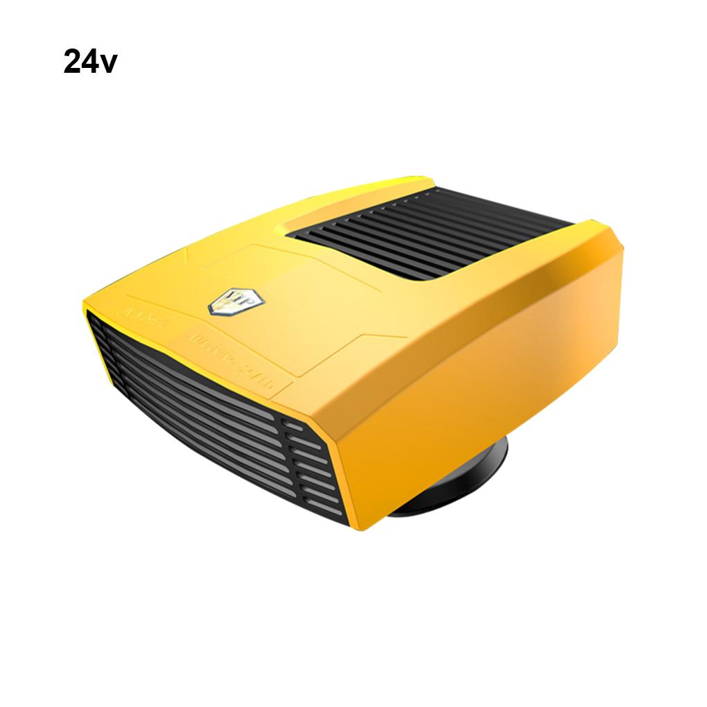 12V/24V Car Heater Car Windshield Fast Heating Defrost Defogger Portable Rotation Electric Heating Fan Dryer