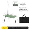 Portable Aluminum Tactical Table: Lightweight, Multifunctional, Height-Adjustable for Camping and Picnics