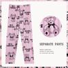 Women's Korean-Style Loose Pajama Pants - Imitation Cotton, Spring/Autumn